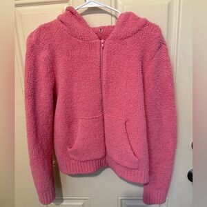 Fashion Nova Pink Fuzzy Hoodie